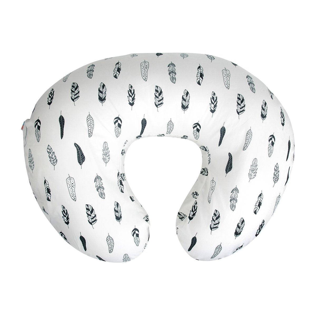 Nursing Pillow Cover Slipcover,Soft and Comfortable,Feathers Design,Maternity Breastfeeding Newborn Infant Feeding Cushion Cover ZT01