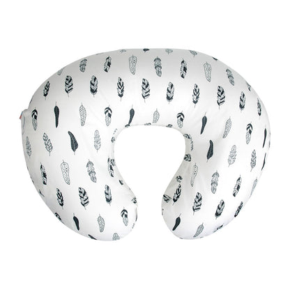Nursing Pillow Cover Slipcover,Soft and Comfortable,Feathers Design,Maternity Breastfeeding Newborn Infant Feeding Cushion Cover ZT01